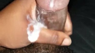 Tranny freak busting a huge nut