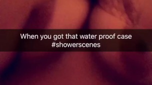 Sexy GILF showering