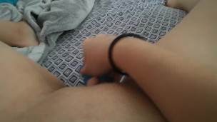 POV dildo masturbation