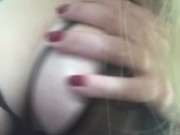 Carlycurvy talks dirty in black lingerie top with joi and cum countdown 11/16