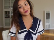 Asian Schoolgirl Blowjob 3/16