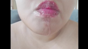 ASMR. Spit Fetish