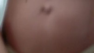 Strip and blowjob of young russian woman in a corridor