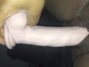 Horny morning dildo fuck