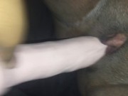Horny morning dildo fuck 4/16