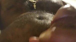 Big cuban dick squeezing some vanilla