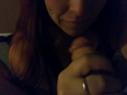 The Most Amazing Deepthroat Blowjob From Wife After A Great Night Out!! 14/16