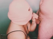 Blowjob & Cumplay! DSL Girlfriend Loves Cum! 13/16