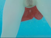 Caught a Mermaid Underwater and Fucked her Hairy Ginger Pussy to Creampie 1/16