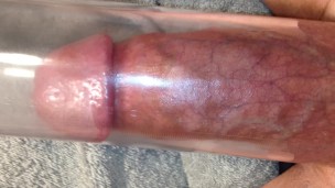 cock pumping close up