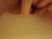 Playing with my tight pussy 8/16