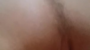 Russian teen masturbating her tight pussy in front of camera