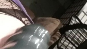Machine Fucking a sissy named Tiffany