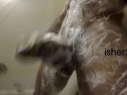 playing with BBC in the shower 11/16