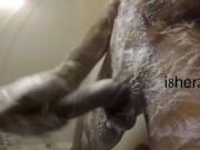 playing with BBC in the shower 12/16