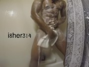 playing with BBC in the shower 6/16