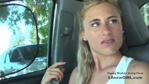 Model squirts while fucked at photoshoot
