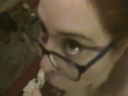 Redhead Snowbunny Sucks BBC 8/16