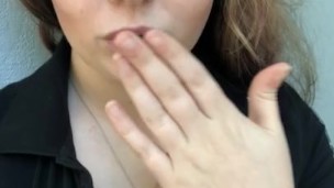 Big Tit Teen Blows You a Kiss