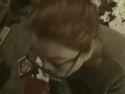 Thick Redhead Snowbunny Can't Take BBC Blowjob 3/16
