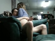 Petite Blonde First Time Anal & He just wants to smoke  10/16