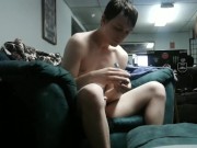 Petite Blonde First Time Anal & He just wants to smoke  13/16