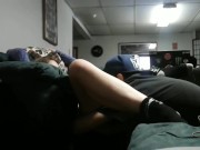 Petite Blonde First Time Anal & He just wants to smoke  3/16