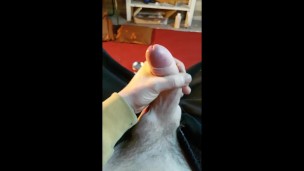 Wanks and cums