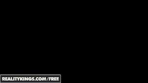 Reality Kings - Cute Black GFs Bella Doll gets fucked by white dude