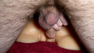 Pussy Toy Creampie with View of My Hairy Ass and Cum Contractions