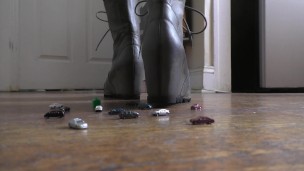 Giant Boots vs Tiny Cars