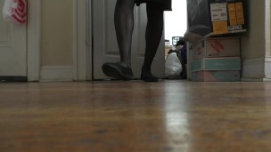 Giant Unaware Crossdresser (slow-mo)