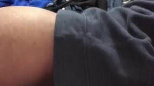 Humping and cumming on my bed.