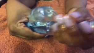 SEXFEENE USES HER NEW LIGHTUP DILDO TOY