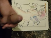 Cummin on hentai mousepad