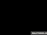 Reality Kings - Guiliana Alexis flashes her natural tits, and tries porn