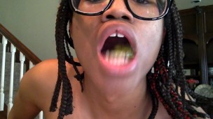 Tranny eats pickles