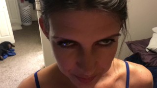 Amateur Homemade Pov Facial - Homemade POV MILF blowjob facial before bedtime - RedTube