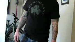 Jean & Boots Strips into some Fetish Gear