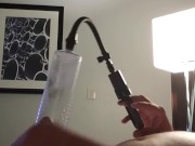 Pumping dick and balls