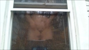 flashing in window (outside perspective)