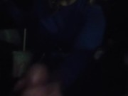 College Teen gives Uber Driver Handjob till he Busts Cum 10/16