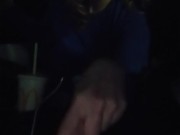 College Teen gives Uber Driver Handjob till he Busts Cum 11/16