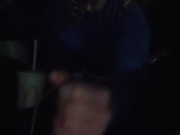 College Teen gives Uber Driver Handjob till he Busts Cum 12/16