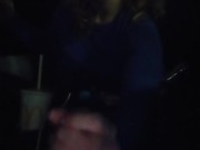 College Teen gives Uber Driver Handjob till he Busts Cum 13/16