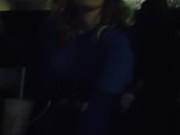 College Teen gives Uber Driver Handjob till he Busts Cum