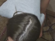 Came to visit a classmate she asked me to do a blowjob e to fuck in the ass