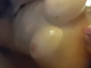 Bath playtime: Hot girl gets strong quiet orgasm at sisters house 12/16