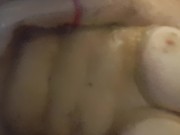 Bath playtime: Hot girl gets strong quiet orgasm at sisters house 13/16