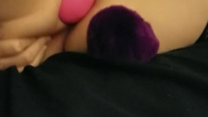 Horny Bunny Plays With Self